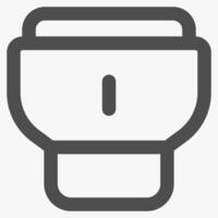 flashlight, interface icons and symbols vector