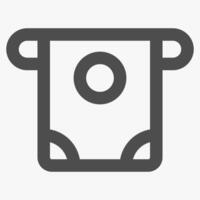 direct debit, business and financial transaction icons vector