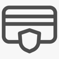 secure payment, finance and payments icon vector