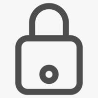 padlock, interface icons and symbols vector