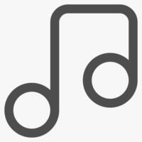 music note, interface icons and symbols vector