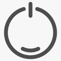 power button, interface icons and symbols vector