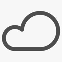 cloud storage, internet and technology icon vector