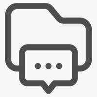 support history, simple customer service icon vector