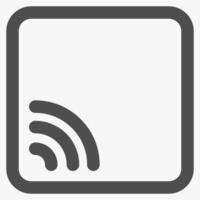 wifi indicator, internet and technology icon vector