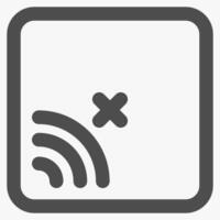 internet error, internet and technology icon vector