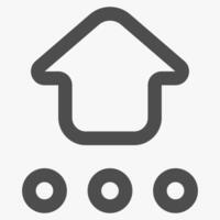 upload file, internet and technology icon vector