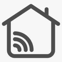 smarthome, internet and technology icon vector