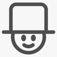 satisfaction, simple customer service icon vector