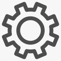 troubleshooting, simple customer service icon vector