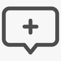 service request, simple customer service icon vector