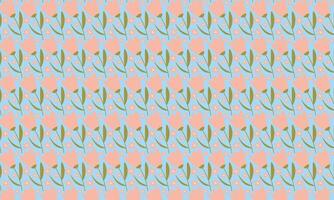 Pattern flower spring background vector