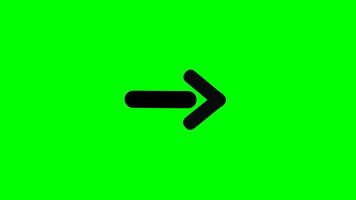 Animated Download Arrow Icon. Save file icon animation Green screen file document import download Archive and folders. Arrow bar Button swipe Right Left video