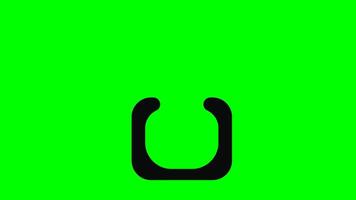 Logout arrow icon animation on Green screen. Emergency exit sign, switch turn on off. login with logout and way out solution concept. video