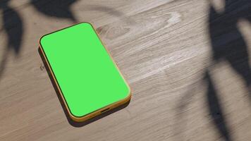 A phone lying on a table A phone lying on a table video