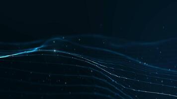 Technology plexus network background video