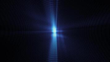 Led lights abstract background with blue light waves, streaks and flares. This dynamic energetic VJ music background animation is full HD and looping. video