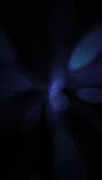 Abstract bokeh background animation with fast flickering defocused blue bokeh light spheres. This stylish elegant vertical motion background is full HD and a seamless loop. video