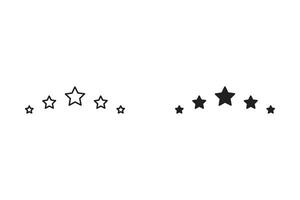 Five star customerd websites product review icon set. Five star rating. Yellow 5 star flat icon. for apps an. Quality, customer ratings, feedback. vector