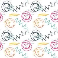 Artistic Scribble Seamless Dot Fill vector