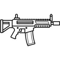 Artwork of Gun for Digital Use vector