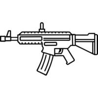 Gun Sketch for Website Projects vector