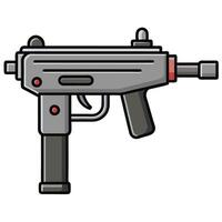 Iconic Gun Design for Projects vector