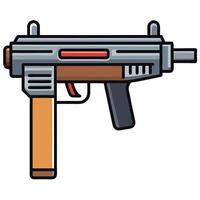 Handgun Sketch in Art vector
