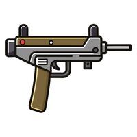 Gun Iconography in Flat Design Style vector