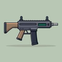 Retro Firearm Design vector