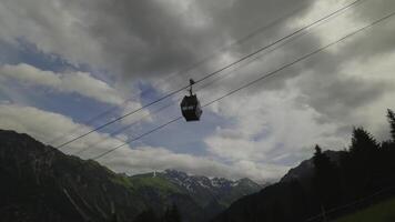 Fellhornbahn in Oberstdorf offers year-round access to Allgau Alps, with stunning panoramic views, skiing, and snowboarding in winter, and hiking and biking trails in summer. Eco-tourism in Germany. video