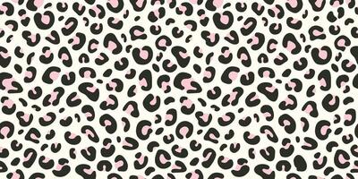 Leopard seamless pattern. Jaguar print. Cheetah pastel background. Design for fashion, textiles, print nails, wrapping paper, wallpaper vector