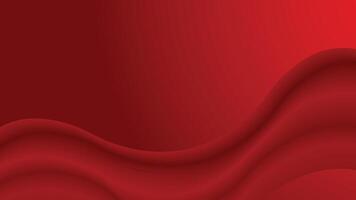 Abstract red gradient fluid wave background. Modern futuristic background. Can be use for landing page, headers, presentations, and wallpaper backgrounds vector