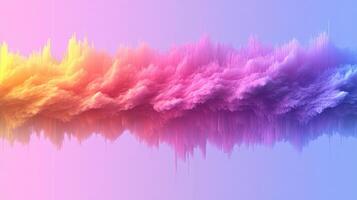 Colorful abstract cloudscape, digital art, background photo