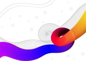 Digital fluid technology background. Wave colorful concept. Design for abstract futuristic fluid technology background. vector