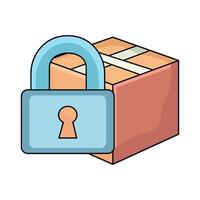 Secure Package Locked vector