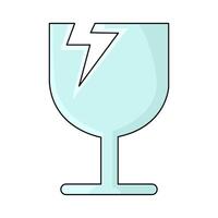 illustration of Fragile vector
