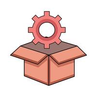 Delivery Order Processing vector