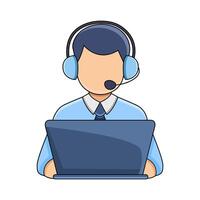 illustration of Tech Support vector