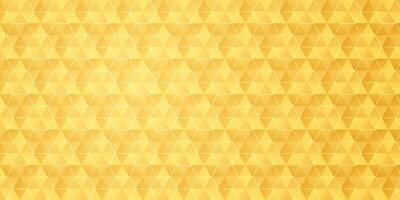 Golden abstract geometric background with a triangle pattern. Geometric warm background featuring hexagonal elements. Interconnected honeycomb, create a modern, elegant, and luxurious abstract design. vector