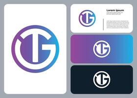 GT typography, modern branding, and versatile colors for AI technology businesses vector