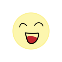 Joyful Smiling Emoji with Bright Expression png