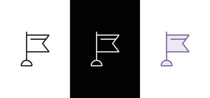 goal target mission success icon business challenge objective and achievement with hike mountain summit and aim arrow symbol marketing management illustration vector