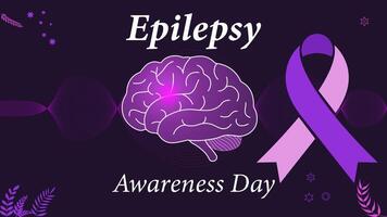 Purple for a Purpose, Stand Together on Epilepsy Awareness Day vector