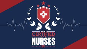 Recognizing Expertise and Compassion, Certified Nurses Day vector