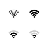 Wifi symbol icon. Connection icon. Internet icon. vector