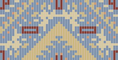 Geometry Shapes Ethnic Motifs Patternfolk Embroidery, Aztec Geometric Ornament Print. Design for Carpet, Wallpaper, Clothing, Wrapping, Fabric vector