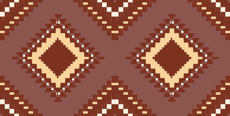 Vintage Geometric Patternsfolk Embroidery, Aztec Geometric Ornament Print. Design for Carpet, Wallpaper, Clothing, Wrapping, Fabric