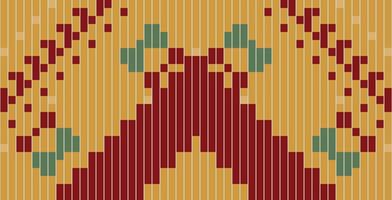 Sari Pattern Ethnic Filipino Patternfolk Embroidery, Aztec Geometric Ornament Print. Design for Carpet, Wallpaper, Clothing, Wrapping, Fabric vector