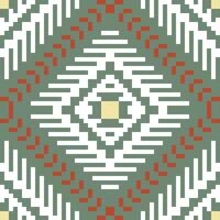 Fabric Pattern Ikat Pattern Originfolk Embroidery, Aztec Geometric Ornament Print. Design for Carpet, Wallpaper, Clothing, Wrapping, Fabric vector